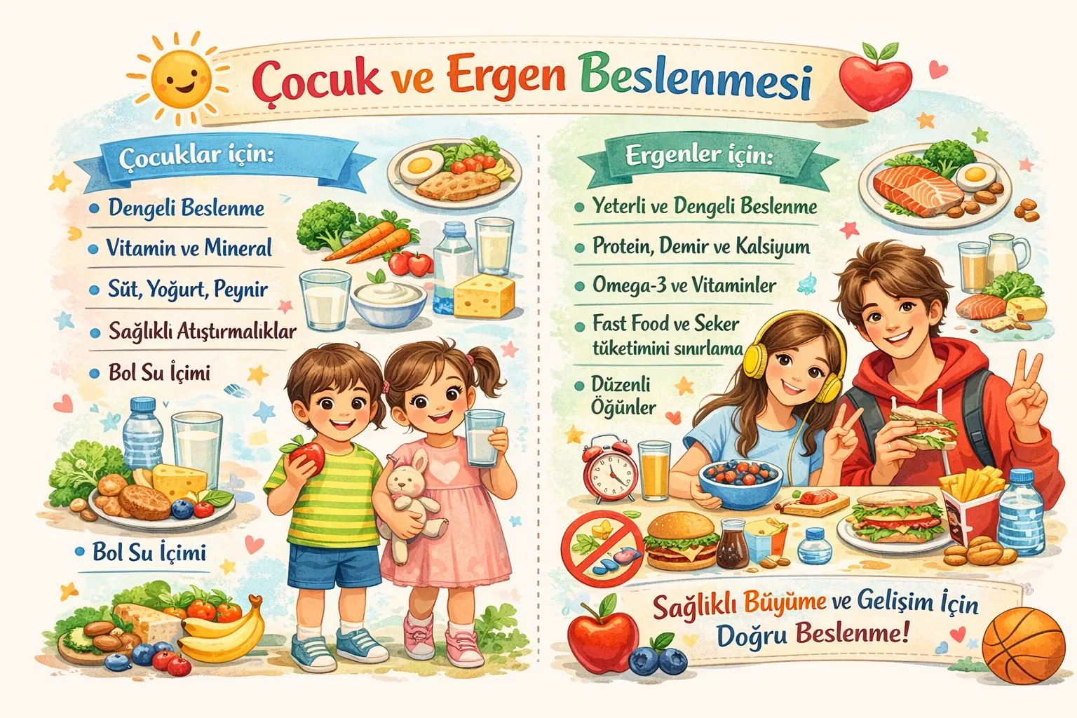Çocuk ve Ergen Beslenme Danışmanlığı